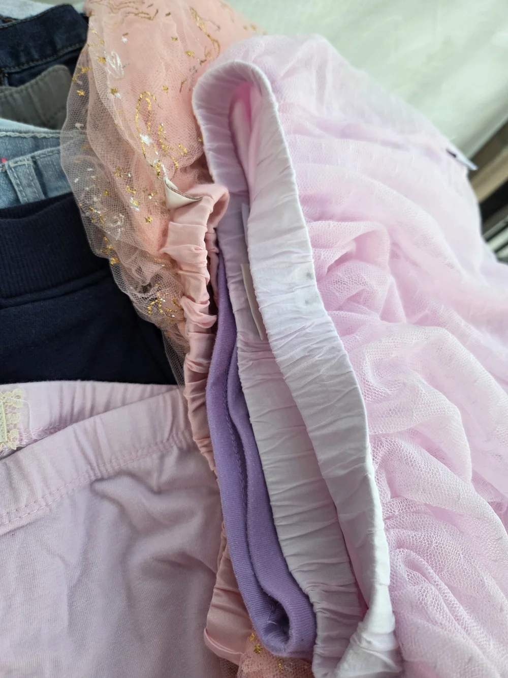 Girls Mixed Clothing Bundle with 10 Shirts ,3 skirts ,Pants And Shorts